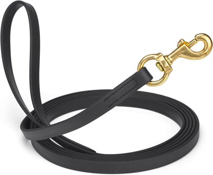 Biothane Working Lead for Dogs 6ft Black - Colors C