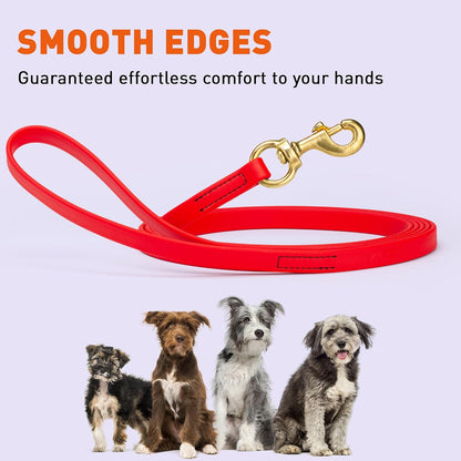 Biothane Working Lead for Dogs 6ft Black - Colors C