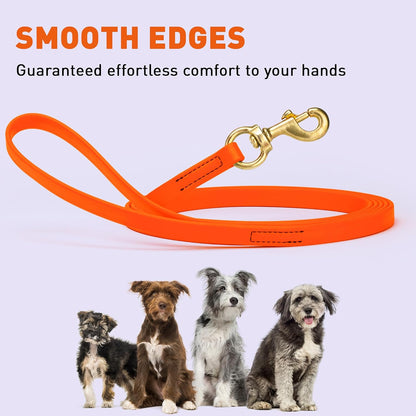 Biothane Working Lead for Dogs 6ft Black - Colors C