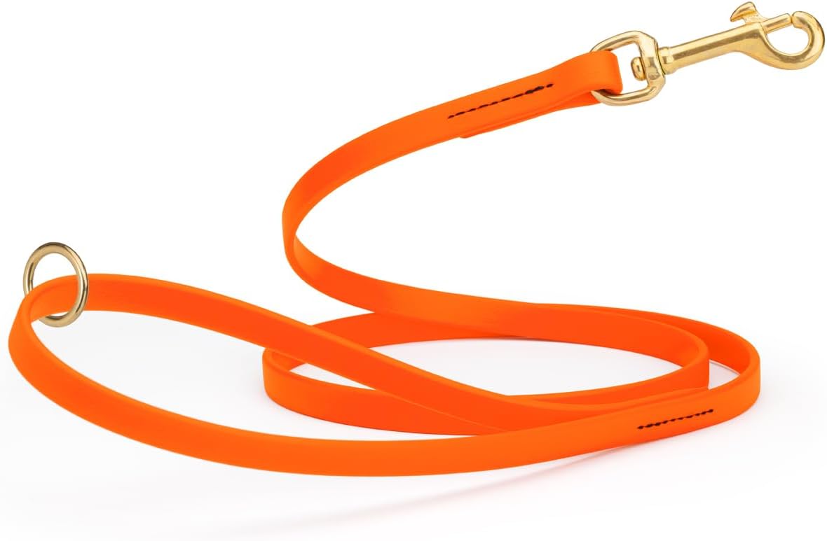 Biothane Working Lead for Dogs 6ft Black - Colors C