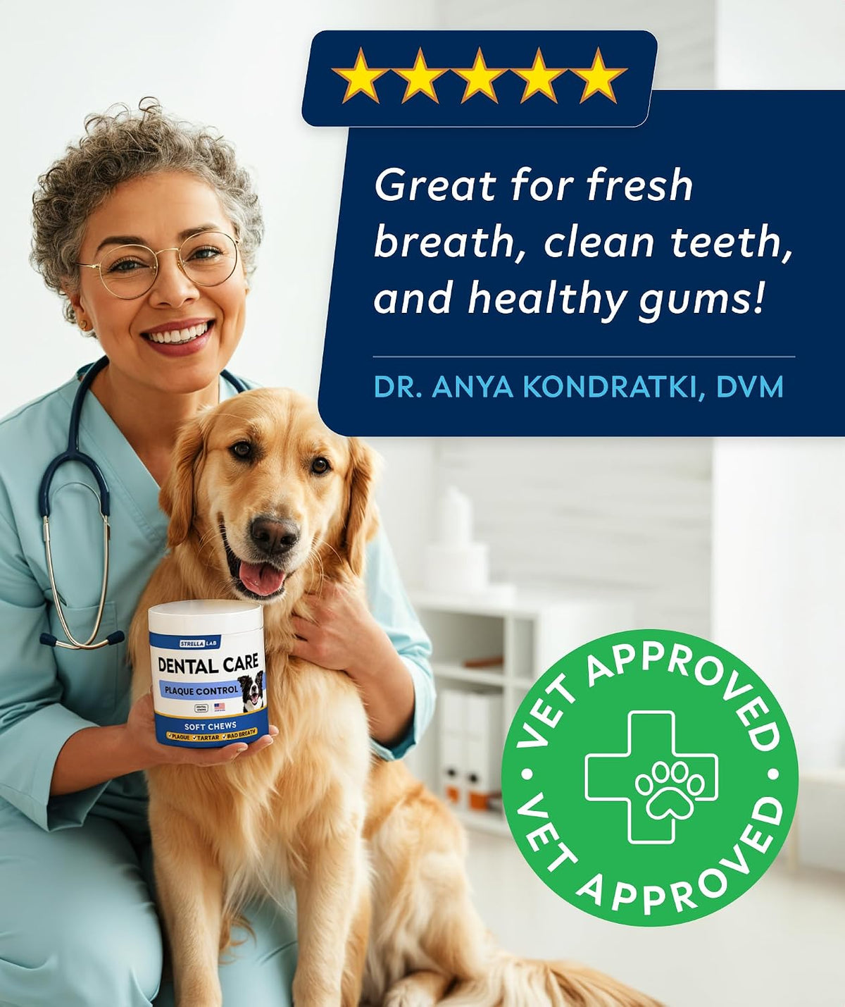 Advanced Dog Dental Chews & Breath Freshener