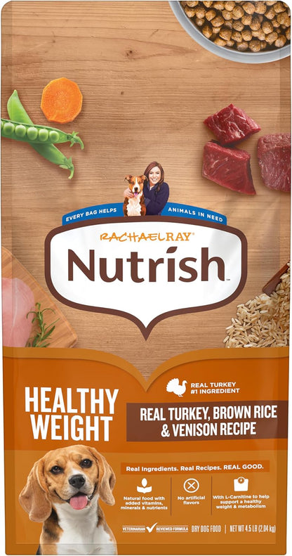 Nutrish Healthy Weight Dry Dog Food, 4.5 lb. Bag (Rachael Ray)