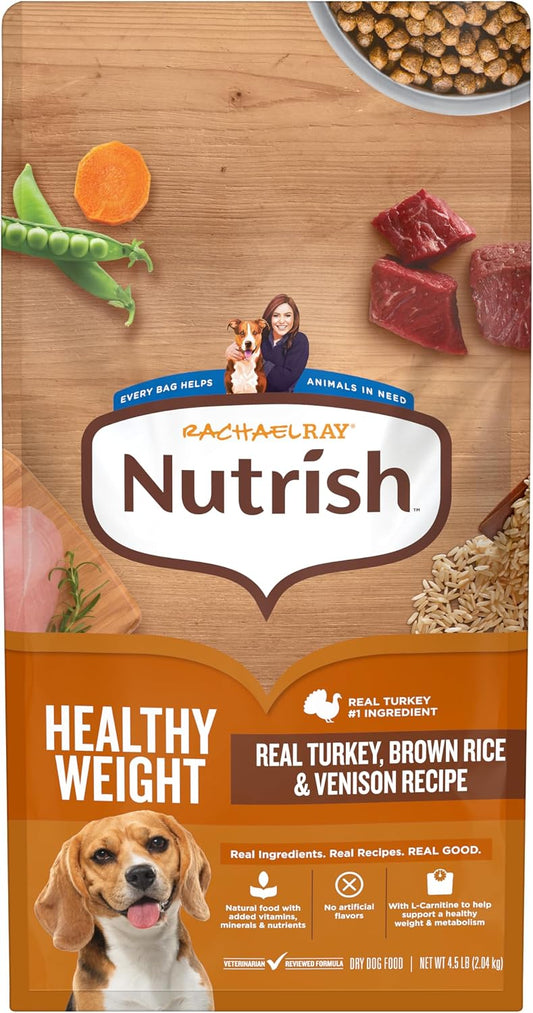 Nutrish Healthy Weight Dry Dog Food, 4.5 lb. Bag (Rachael Ray)