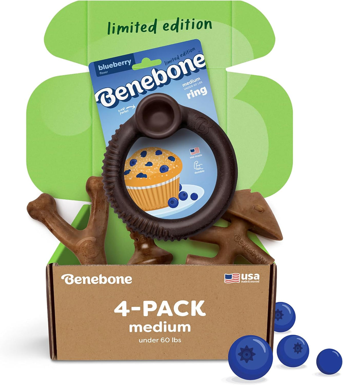 Medium Dog Toys for Aggressive Chewers – Under 60 lbs