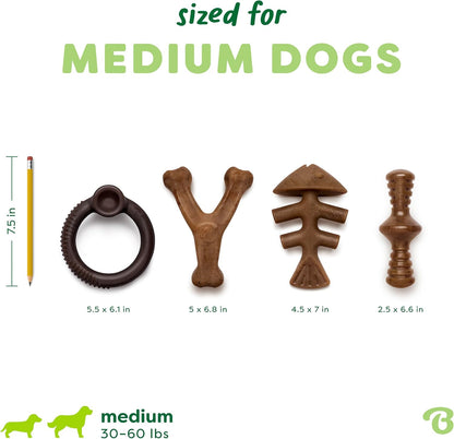 Medium Dog Toys for Aggressive Chewers – Under 60 lbs