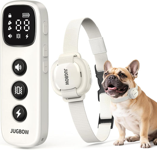 Shock Collar for 5-30lbs Mini Small Dogs,4200FT Range,White