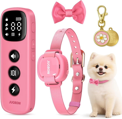 Shock Collar for 5-30lbs Mini Small Dogs,4200FT Range,White