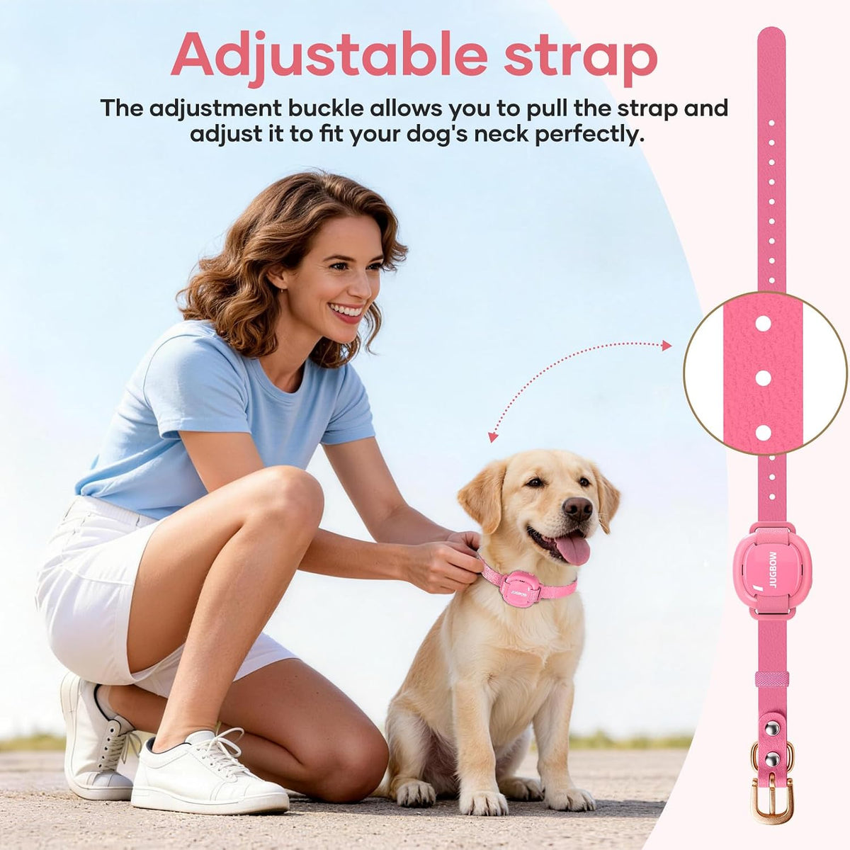 Shock Collar for 5-30lbs Mini Small Dogs,4200FT Range,White