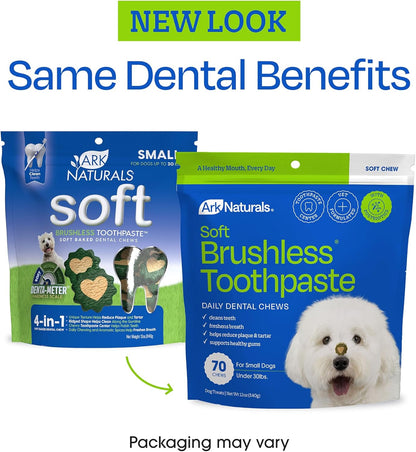 Brushless Toothpaste Dog Dental Chews - Large Breeds (10 ct)
