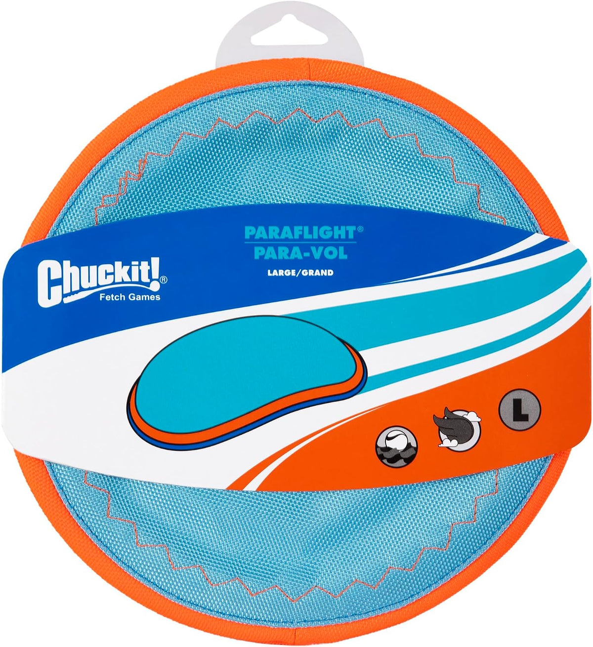 ! Paraflight Flying Disc Dog Toy, Floats, Size Large, 1 Pack