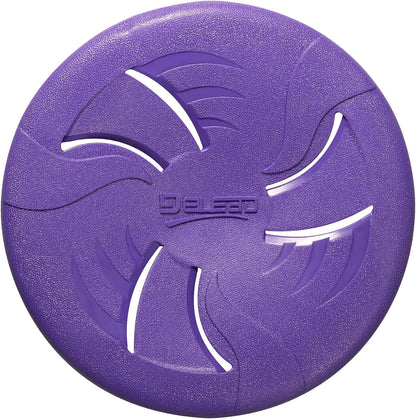 Dog Flying Disc, Flexible TPR Dog Fetch Toy, 7.48 inch, Purple