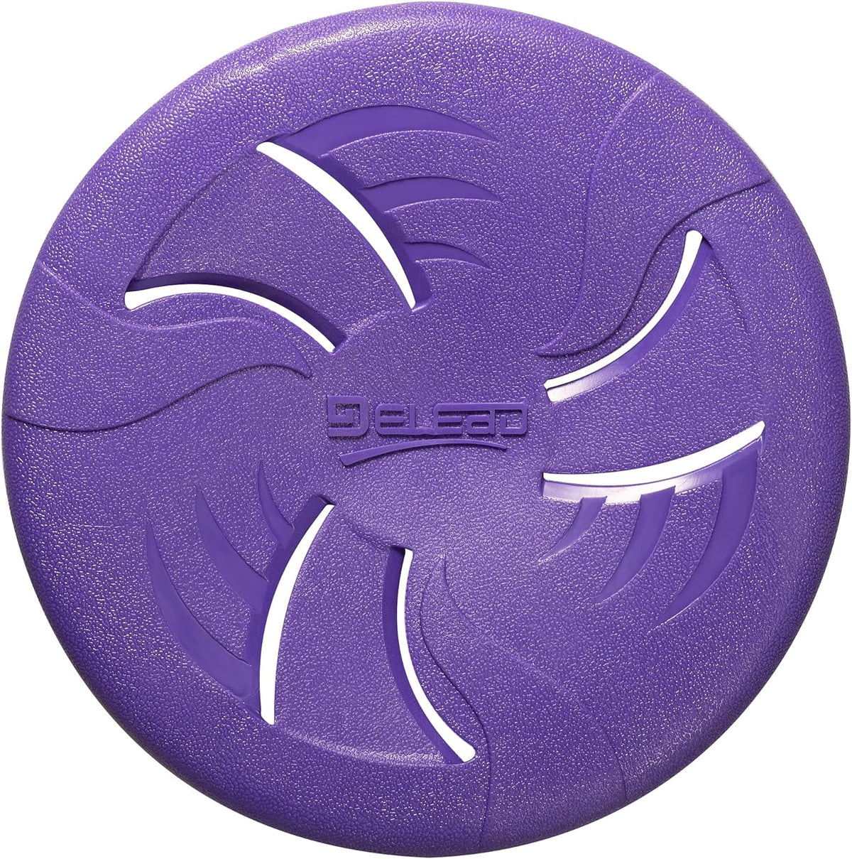 Dog Flying Disc, Flexible TPR Dog Fetch Toy, 7.48 inch, Purple