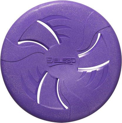 Dog Flying Disc, Flexible TPR Dog Fetch Toy, 7.48 inch, Purple