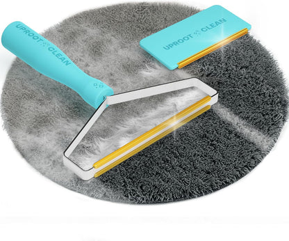 Uproot Cleaner Pro Pet Hair Remover & Mini - Pet Hair Removal Tool Multi Fabric Edge & Carpet Scraper - Cat for Couch, Cat Towers, Car Detailing The Furry-Situation Survival Kit