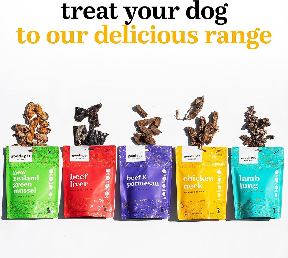 Pet Treats, Air-Dried, Natural, Limited Ingredient Dog Treat, Free Range, Grain Free Dog Treats, Toppers, Snacks, Beef & Parmesan 2.8 oz