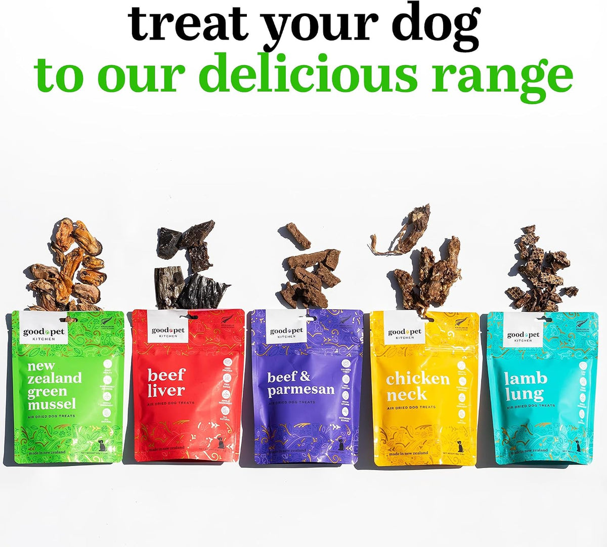 Pet Treats, Air-Dried, Natural, Limited Ingredient Dog Treat, Free Range, Grain Free Dog Treats, Toppers, Snacks, Beef & Parmesan 2.8 oz