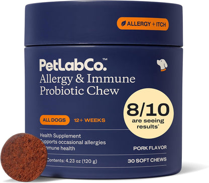 . Allergy & Immune Probiotic Chews, 30 Soft Chews, Pork
