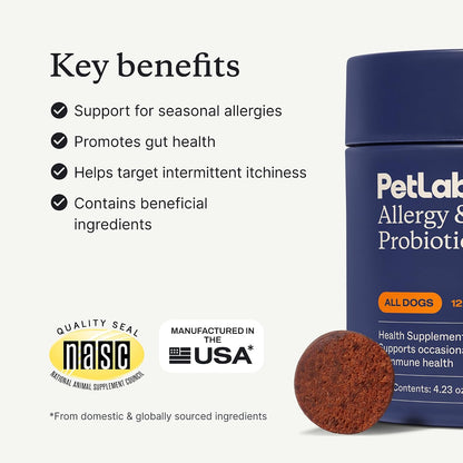 . Allergy & Immune Probiotic Chews, 30 Soft Chews, Pork
