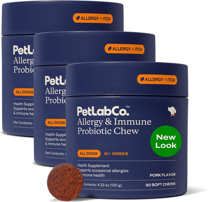 . Allergy & Immune Probiotic Chews, 30 Soft Chews, Pork
