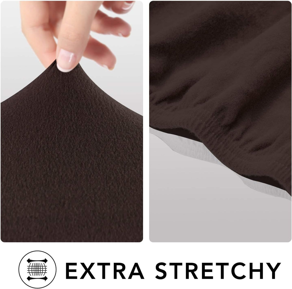 Stretch Couch Covers for Sofa Large Sofa Slipcovers Dark Gray | 1-Piece Spandex Couch cover Soft Couch protector, Sofa cover Washable with Non Skid Foam and Elastic Bottom for Kids, Dogs