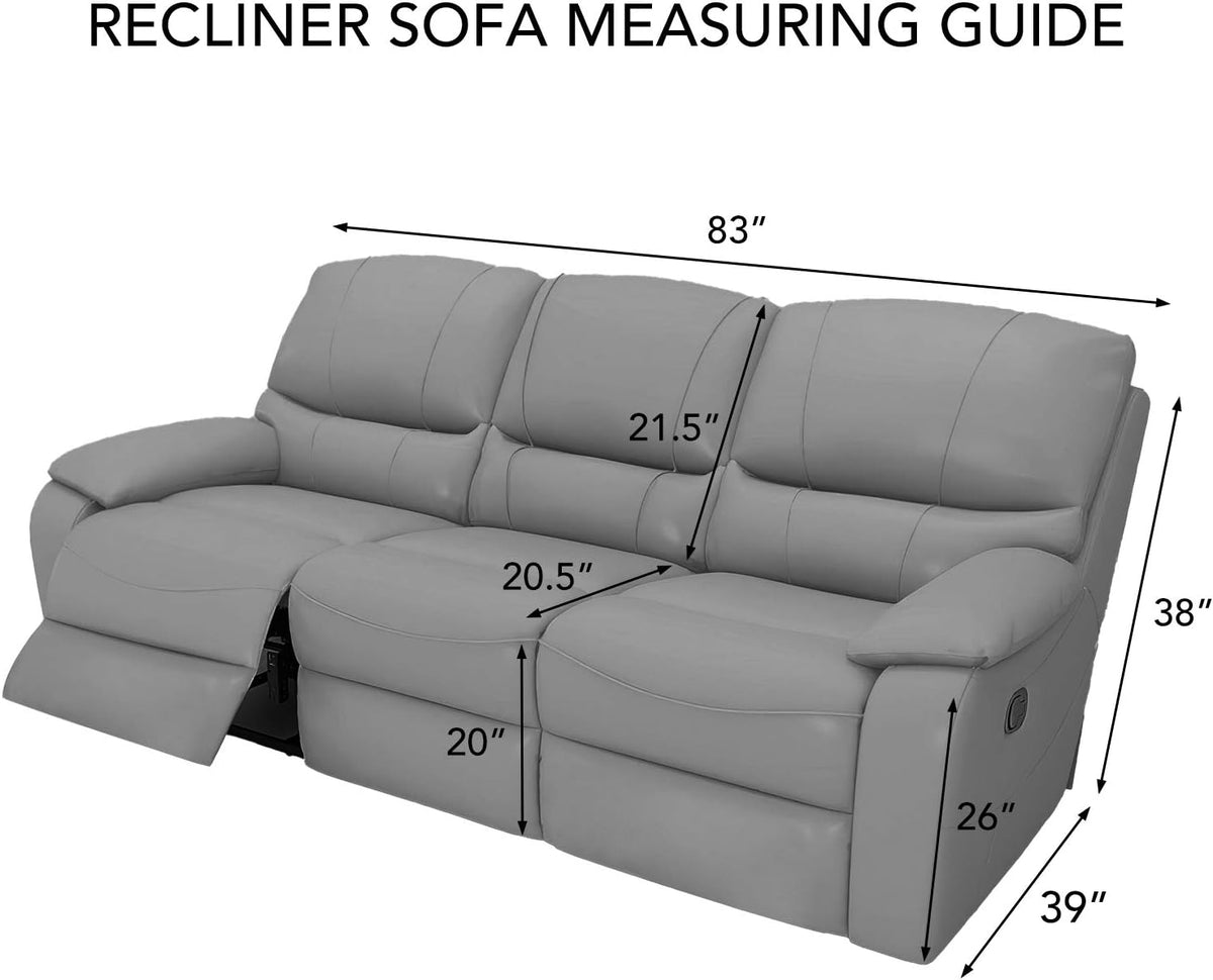Stretch Couch Covers for Sofa Large Sofa Slipcovers Dark Gray | 1-Piece Spandex Couch cover Soft Couch protector, Sofa cover Washable with Non Skid Foam and Elastic Bottom for Kids, Dogs