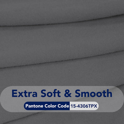 Stretch Couch Covers for Sofa Large Sofa Slipcovers Dark Gray | 1-Piece Spandex Couch cover Soft Couch protector, Sofa cover Washable with Non Skid Foam and Elastic Bottom for Kids, Dogs