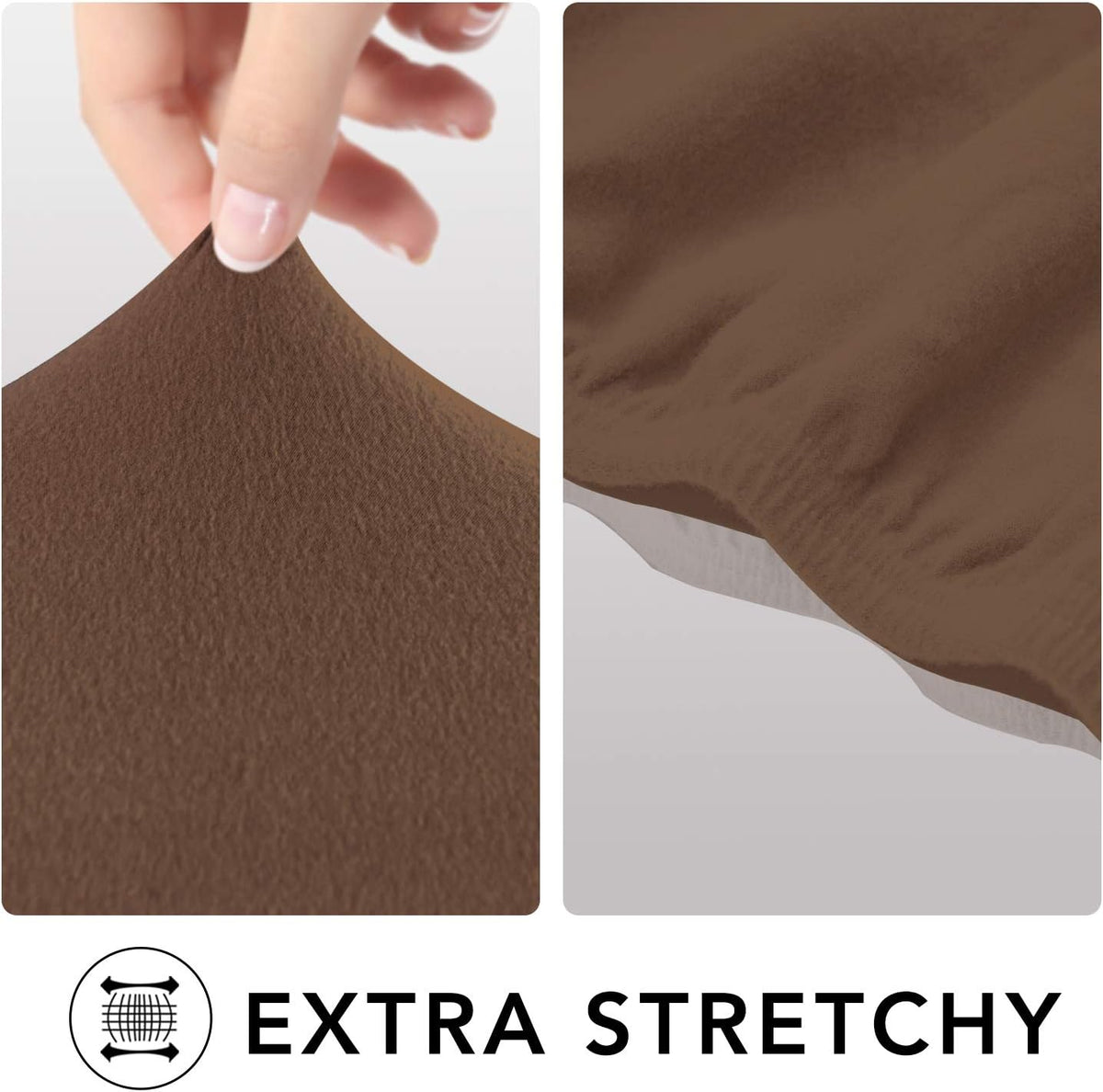 Stretch Couch Covers for Sofa Large Sofa Slipcovers Dark Gray | 1-Piece Spandex Couch cover Soft Couch protector, Sofa cover Washable with Non Skid Foam and Elastic Bottom for Kids, Dogs