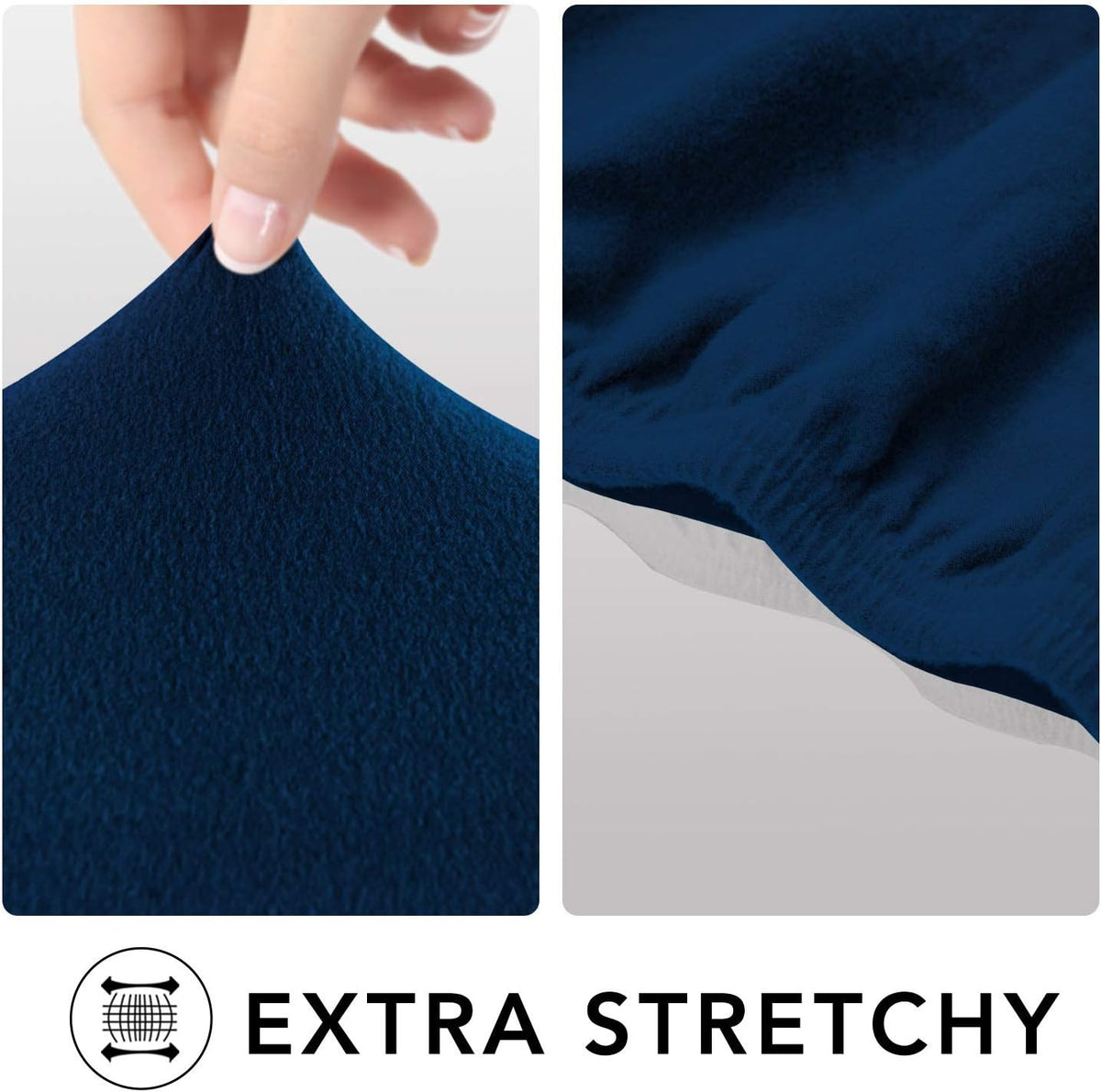 Stretch Couch Covers for Sofa Large Sofa Slipcovers Dark Gray | 1-Piece Spandex Couch cover Soft Couch protector, Sofa cover Washable with Non Skid Foam and Elastic Bottom for Kids, Dogs