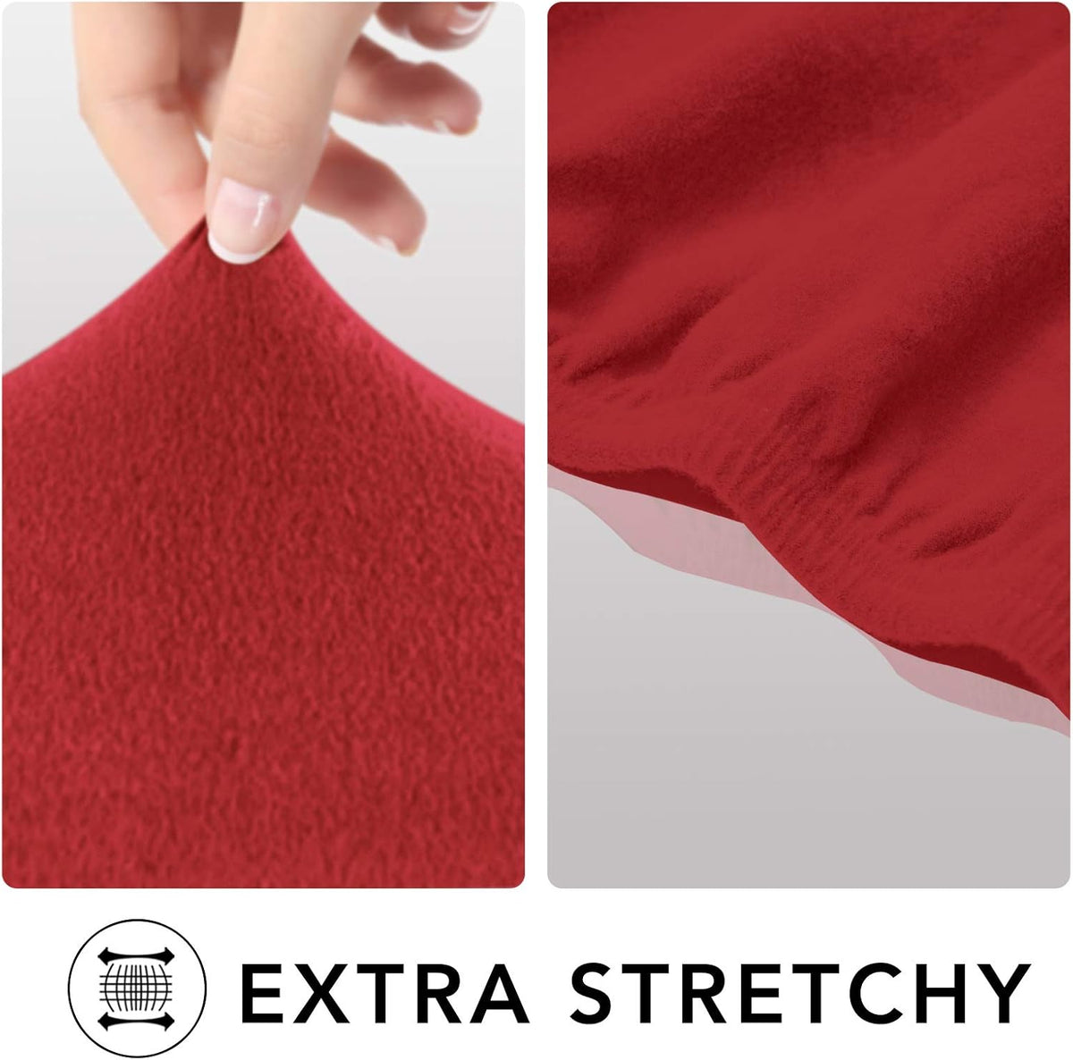 Stretch Couch Covers for Sofa Large Sofa Slipcovers Dark Gray | 1-Piece Spandex Couch cover Soft Couch protector, Sofa cover Washable with Non Skid Foam and Elastic Bottom for Kids, Dogs