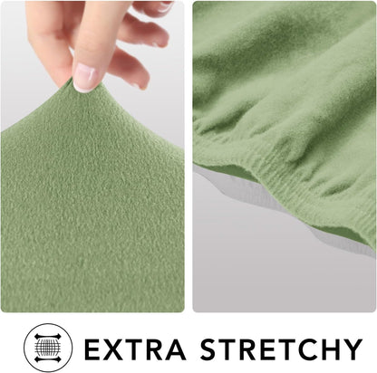 Stretch Couch Covers for Sofa Large Sofa Slipcovers Dark Gray | 1-Piece Spandex Couch cover Soft Couch protector, Sofa cover Washable with Non Skid Foam and Elastic Bottom for Kids, Dogs