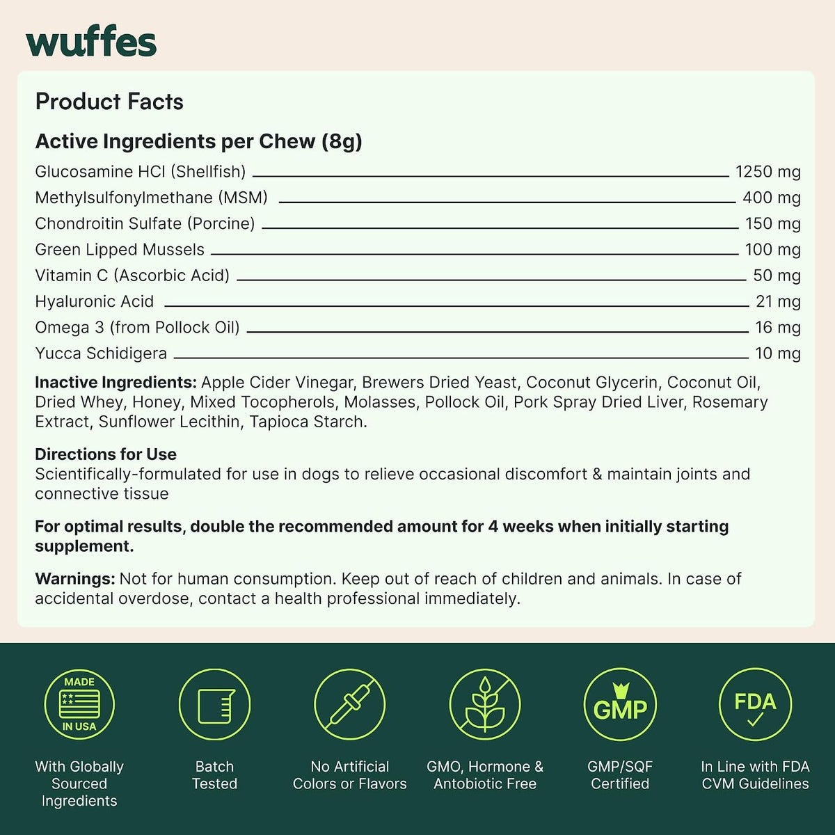 Advanced Hip & Joint Chews for Small & Medium Dogs, Vet Recommended