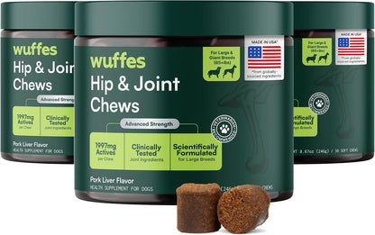 Advanced Hip & Joint Chews for Small & Medium Dogs, Vet Recommended