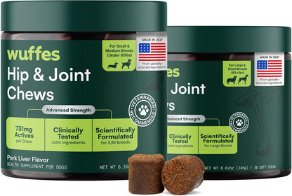 Advanced Hip & Joint Chews for Small & Medium Dogs, Vet Recommended