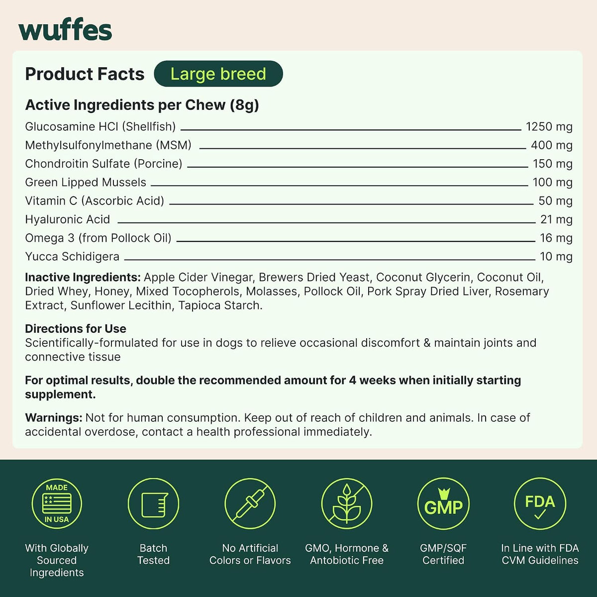 Advanced Hip & Joint Chews for Small & Medium Dogs, Vet Recommended