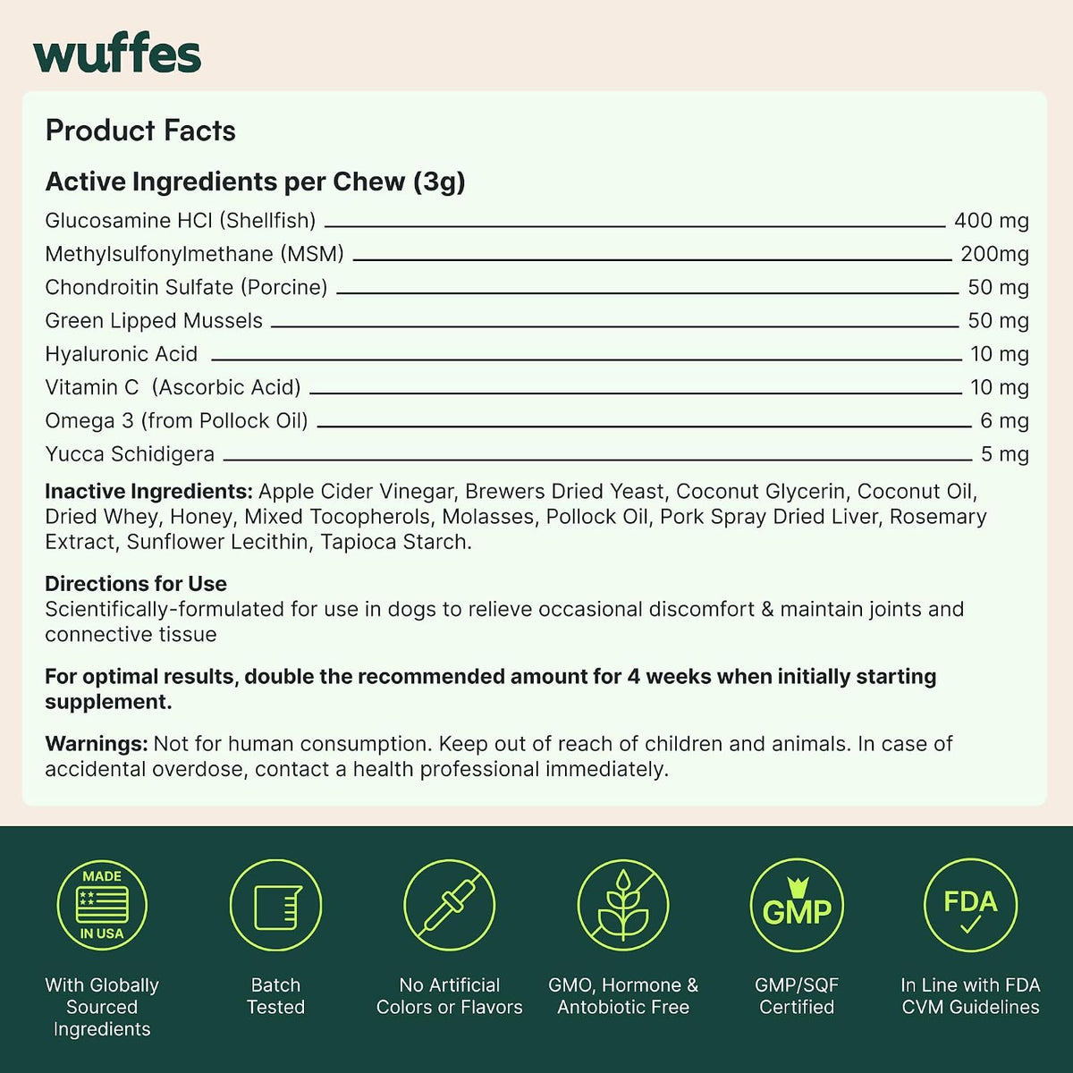 Advanced Hip & Joint Chews for Small & Medium Dogs, Vet Recommended