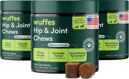 Advanced Hip & Joint Chews for Small & Medium Dogs, Vet Recommended