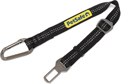 Safety Seatbelt Dog Tether, Black