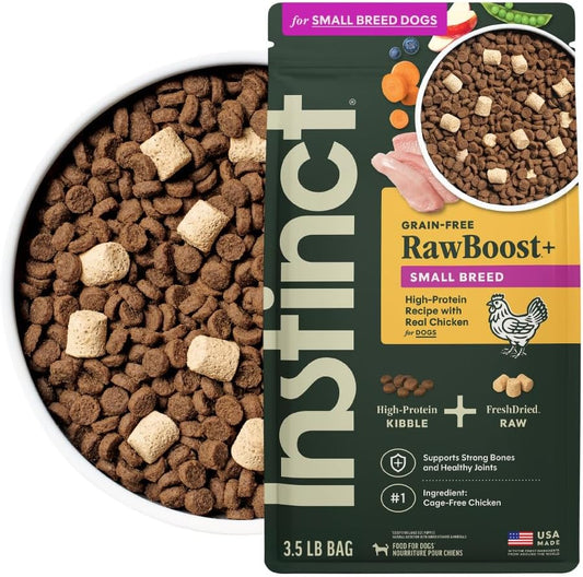 RawBoost Small Breed, Dry Dog Food + Freeze Dried, Chicken, 3.5 lb