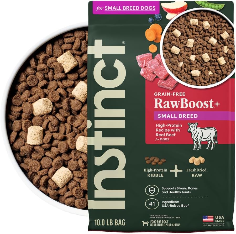 RawBoost Small Breed, Dry Dog Food + Freeze Dried, Chicken, 3.5 lb