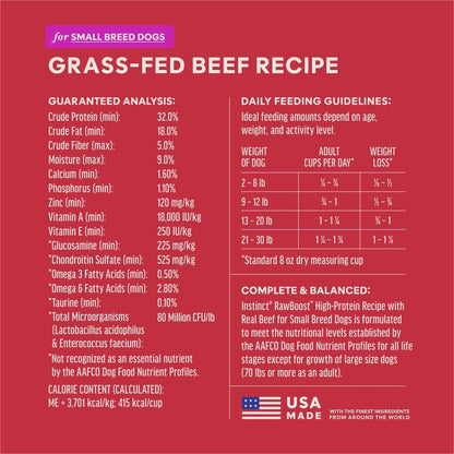 RawBoost Small Breed, Dry Dog Food + Freeze Dried, Chicken, 3.5 lb