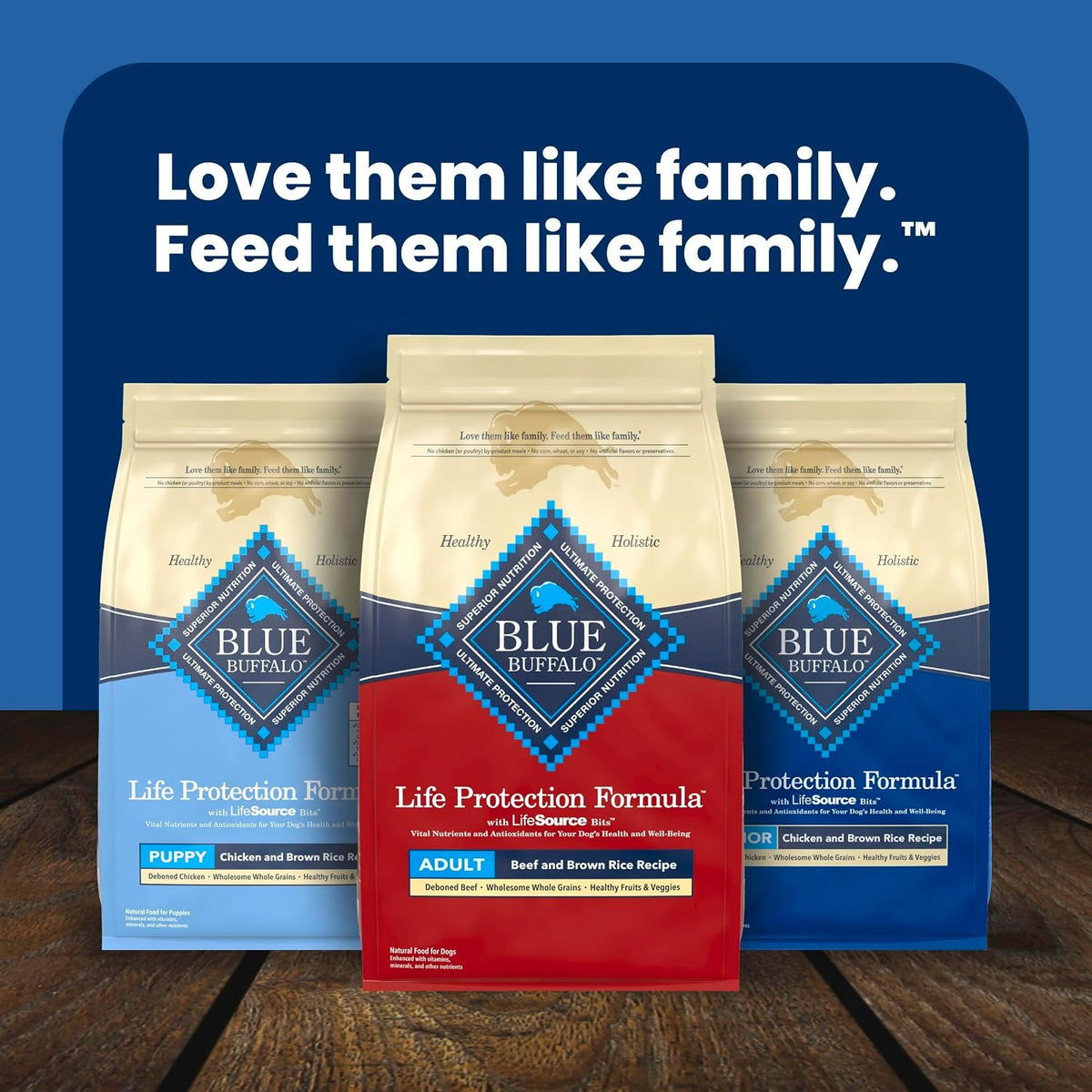 Blue Buffalo Life Protection Formula Beef Adult Dry Dog Food, 5 lb