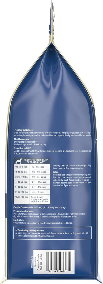 Blue Buffalo Life Protection Formula Beef Adult Dry Dog Food, 5 lb