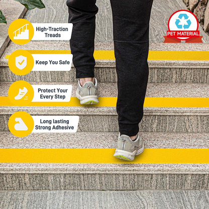 LifeGrip Anti Slip Transparent Anti Slip Tape, 4 inch by 30 feet, Non-Slip Traction Grip Tape to Tubs, Boats, Stairs, Clear, Soft, Comfortable for Bare feet (4" X 30')