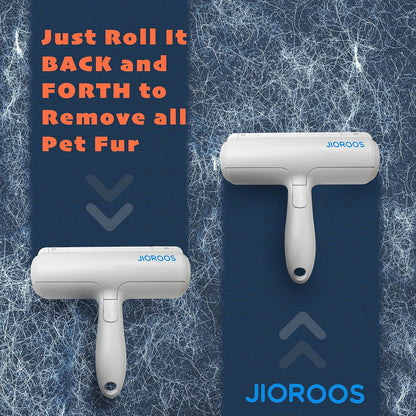 Pet Hair Remover - Reusable Cat and Dog Hair Remover for Furniture, Couch, Carpet, Clothes, Car Seats or Bedding - Portable Lint Rollers, Self-Cleaning Base Dog and Cat Fur Removal Tool
