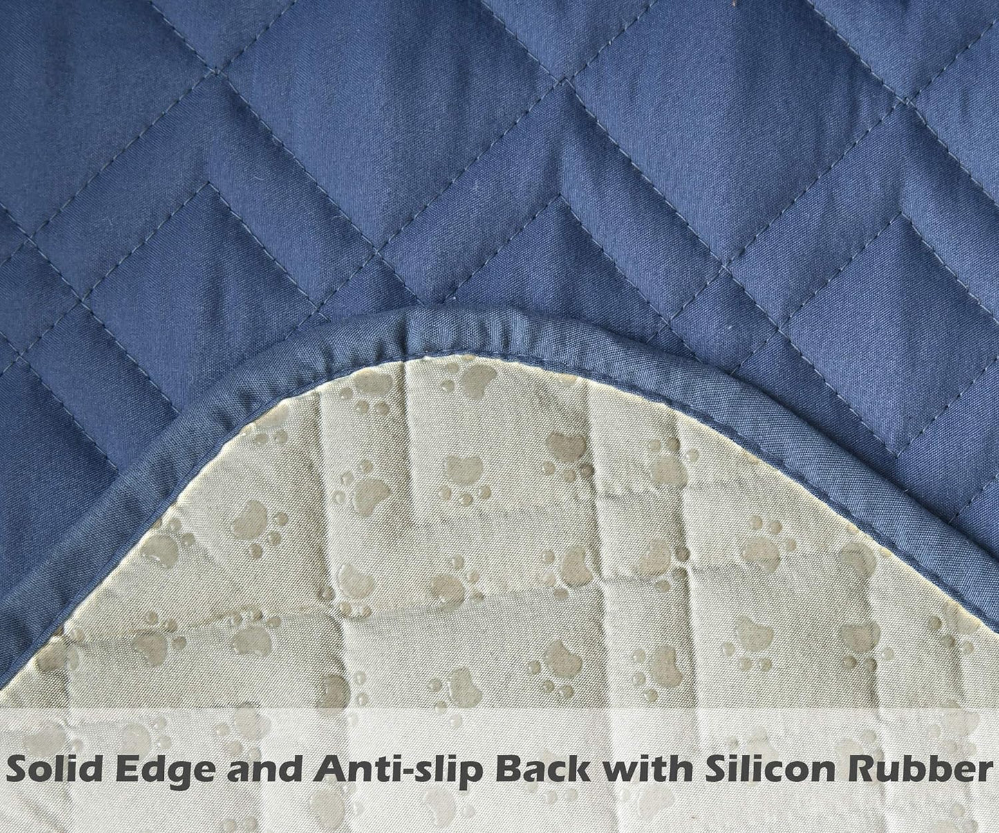 Ameritex Couch Sofa Slipcover 100% Waterproof Nonslip Quilted Furniture Protector for Dogs, Children, Pets, Machine Washable (Beige, 68")