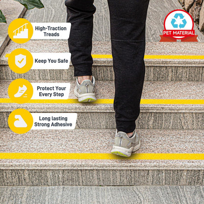 LifeGrip Anti Slip Transparent Anti Slip Tape, 4 inch by 30 feet, Non-Slip Traction Grip Tape to Tubs, Boats, Stairs, Clear, Soft, Comfortable for Bare feet (4" X 30')
