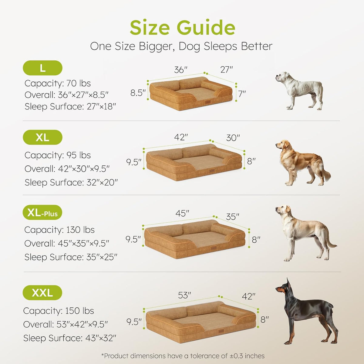 Extra Large Dog Bed, Orthopedic Dog Bed with Cooling Gel Memory Foam, Waterproof XL Pet Bed with Removable Washable Cover, 42" Pet Sofa Couch Dutch Velvet with Bone Toy, Light Gray