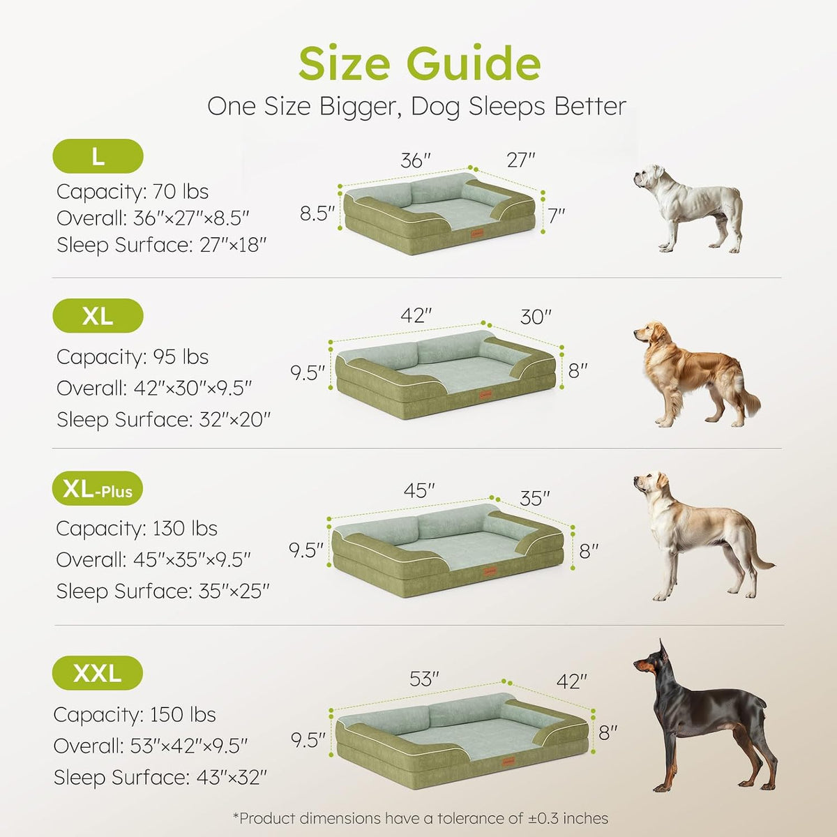 Extra Large Dog Bed, Orthopedic Dog Bed with Cooling Gel Memory Foam, Waterproof XL Pet Bed with Removable Washable Cover, 42" Pet Sofa Couch Dutch Velvet with Bone Toy, Light Gray