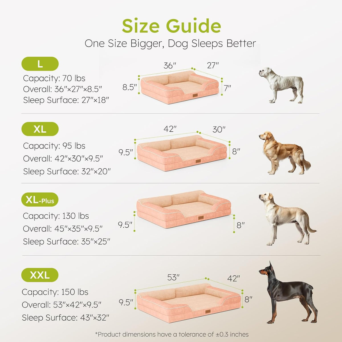 Extra Large Dog Bed, Orthopedic Dog Bed with Cooling Gel Memory Foam, Waterproof XL Pet Bed with Removable Washable Cover, 42" Pet Sofa Couch Dutch Velvet with Bone Toy, Light Gray