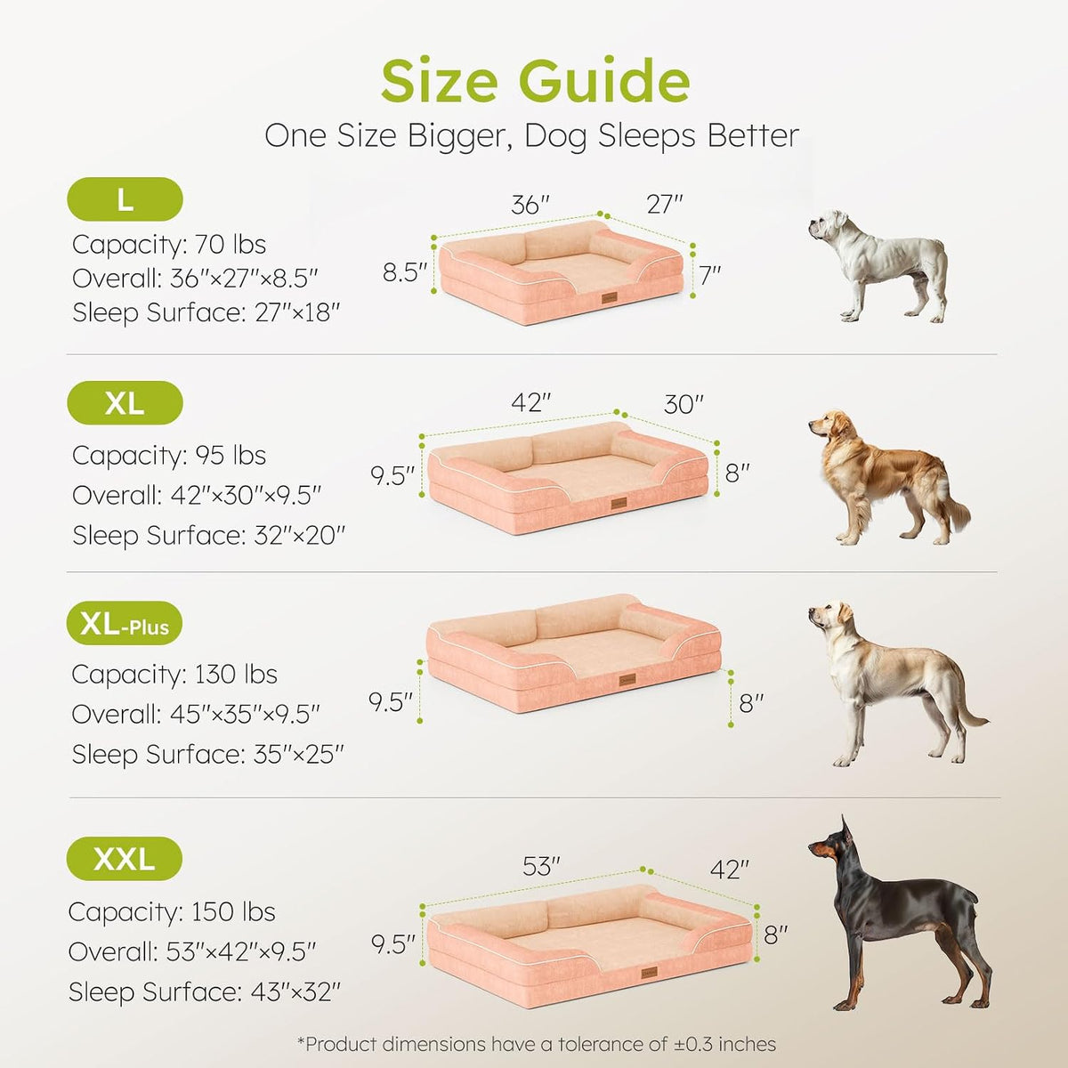 Extra Large Dog Bed, Orthopedic Dog Bed with Cooling Gel Memory Foam, Waterproof XL Pet Bed with Removable Washable Cover, 42" Pet Sofa Couch Dutch Velvet with Bone Toy, Light Gray